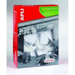 Identifikačný štítok s cvernou 22x35mm APLI 500ks Identifikačný štítok s cvernou 22x35mm APLI 500ks