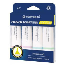 Sada zvýrazňovačov Centropen STYLE SOFT 4f 