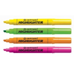 Sada zvýrazňovačov Centropen 8552/4S (8852) 