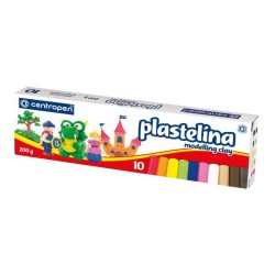 Plastelína CENTROPEN 10farieb 200g Plastelína CENTROPEN 10farieb 200g