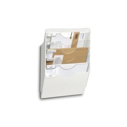 Sada piatich odkladačov na stenu biela Sada piatich odkladačov na stenu biela