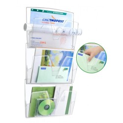 Nástenný panel na triedenie pošty číry sada 3ks Nástenný panel na triedenie pošty číry sada 3ks