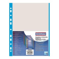 Euroobal DONAU A4 40mic s modrým okrajom Euroobal DONAU A4 40mic s modrým okrajom