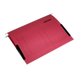 Závesný obal s bočnicami DONAU červený Závesný obal s bočnicami DONAU červený