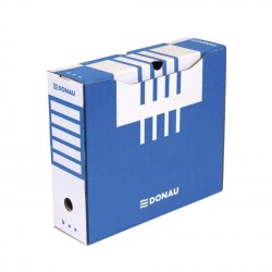 Archívny box DONAU 100mm modrý Archívny box DONAU 100mm modrý