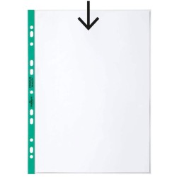 Euroobal DURABLE A4 90mic so zeleným okrajom 100ks Euroobal DURABLE A4 90mic so zeleným okrajom 100ks