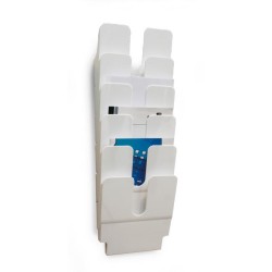 Sada stojanov na prospekty FLEXIPLUS 6 A4 biela Sada stojanov na prospekty FLEXIPLUS 6 A4 biela