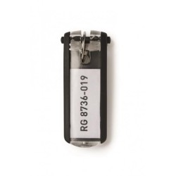 Menovky na kľúče DURABLE KEY CLIP čierne 6ks Menovky na kľúče DURABLE KEY CLIP čierne 6ks