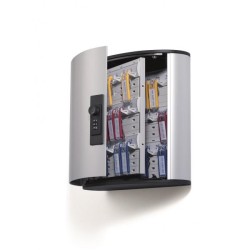 Skrinka na 36 kľúčov so zámkom na kód DURABLE KEY BOX CODE 36 strieborná Skrinka na 36 kľúčov so zámkom na kód DURABLE KEY BOX CODE 36 strieborná